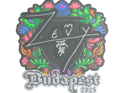 Sticker zevy (Embroidered) | Budapest 2025 - Preço e onde comprar no CS2