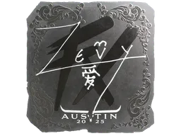 Sticker zevy (Foil) | Austin 2025 - Preço e onde comprar no CS2