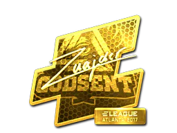 Sticker znajder (Gold) | Atlanta 2017 - Preço e onde comprar no CS2