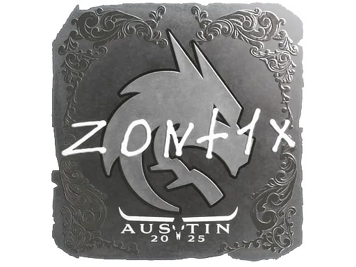Sticker zont1x (Foil) | Austin 2025 - Preço e onde comprar no CS2