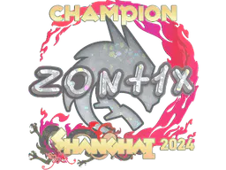 Sticker zont1x (Glitter, Champion) | Shanghai 2024 - Preço e onde comprar no CS2