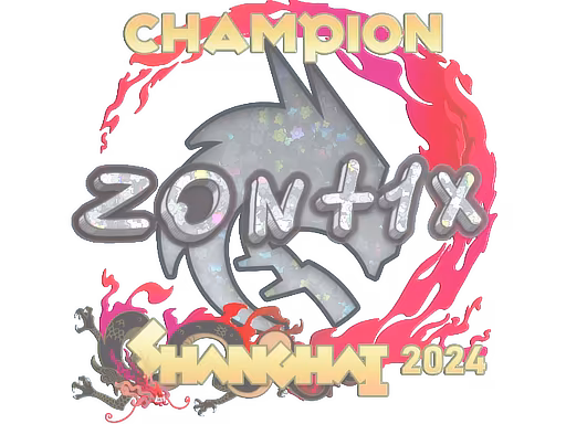 Sticker zont1x (Glitter, Champion) | Shanghai 2024 - Preço e onde comprar no CS2
