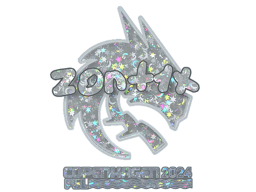 Sticker zont1x (Glitter) | Copenhagen 2024 - Preço e onde comprar no CS2