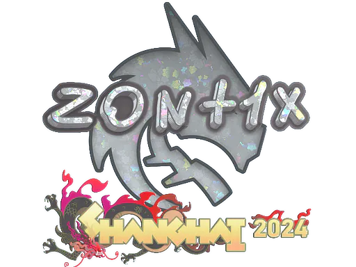 Sticker zont1x (Glitter) | Shanghai 2024 - Preço e onde comprar no CS2