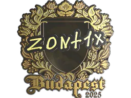 Sticker zont1x (Gold) | Budapest 2025 - Preço e onde comprar no CS2
