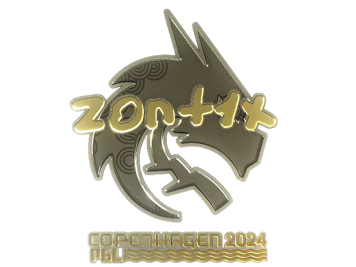 Sticker zont1x (Gold) | Copenhagen 2024 - Preço e onde comprar no CS2