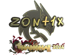 Sticker zont1x (Gold) | Shanghai 2024 - Preço e onde comprar no CS2