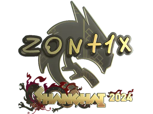 Sticker zont1x (Gold) | Shanghai 2024 - Preço e onde comprar no CS2