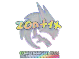 Sticker zont1x (Holo) | Copenhagen 2024 - Preço e onde comprar no CS2