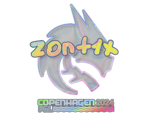 Sticker zont1x (Holo) | Copenhagen 2024 - Preço e onde comprar no CS2