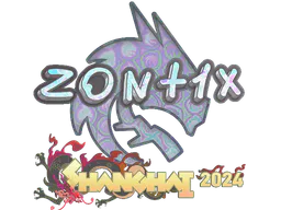 Sticker zont1x (Holo) | Shanghai 2024 - Preço e onde comprar no CS2