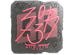 Sticker zorte (Foil) | Austin 2025 - Preço e onde comprar no CS2