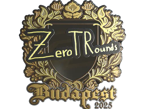 Sticker ztr (Gold) | Budapest 2025 - Preço e onde comprar no CS2