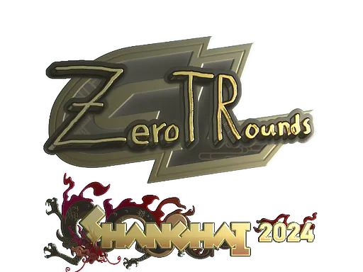 Sticker ztr (Gold) | Shanghai 2024 - Preço e onde comprar no CS2