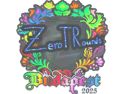 Sticker ztr (Holo) | Budapest 2025 - Preço e onde comprar no CS2