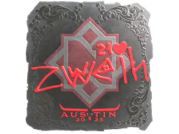 Sticker zweih (Foil) | Austin 2025 - Preço e onde comprar no CS2