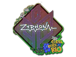 Sticker Zyphon (Glitter) | Rio 2022 - Preço e onde comprar no CS2