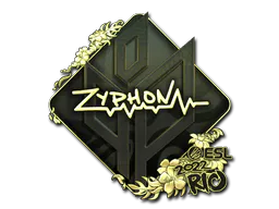 Sticker Zyphon (Gold) | Rio 2022 - Preço e onde comprar no CS2