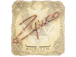 Sticker ZywOo | Austin 2025 - Preço e onde comprar no CS2