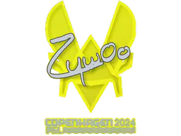 Sticker ZywOo | Copenhagen 2024 - Preço e onde comprar no CS2