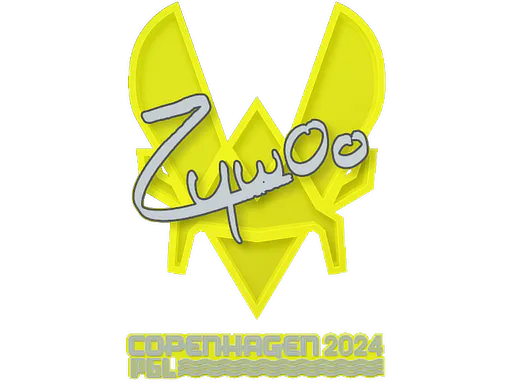 Sticker ZywOo | Copenhagen 2024 - Preço e onde comprar no CS2