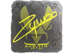 Sticker ZywOo (Foil) | Austin 2025 - Preço e onde comprar no CS2
