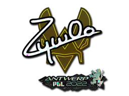 Sticker ZywOo (Glitter) | Antwerp 2022 - Preço e onde comprar no CS2