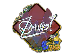Sticker ZywOo (Glitter) | Rio 2022 - Preço e onde comprar no CS2
