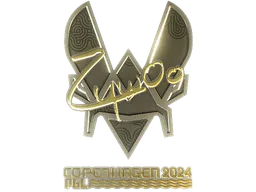 Sticker ZywOo (Gold) | Copenhagen 2024 - Preço e onde comprar no CS2