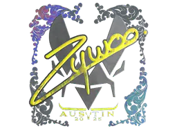 Sticker ZywOo (Holo) | Austin 2025 - Preço e onde comprar no CS2