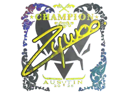 Sticker ZywOo (Holo, Champion) | Austin 2025 - Preço e onde comprar no CS2