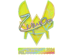Sticker ZywOo (Holo) | Copenhagen 2024 - Preço e onde comprar no CS2