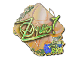 Sticker ZywOo (Holo) | Rio 2022 - Preço e onde comprar no CS2