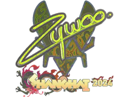 Sticker ZywOo (Holo) | Shanghai 2024 - Preço e onde comprar no CS2