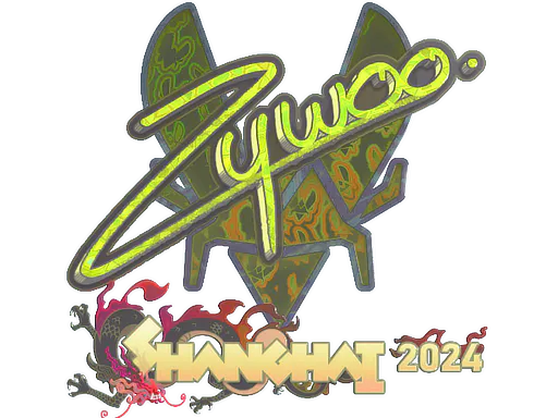 Sticker ZywOo (Holo) | Shanghai 2024 - Preço e onde comprar no CS2