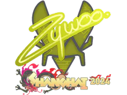 Sticker ZywOo | Shanghai 2024 - Preço e onde comprar no CS2