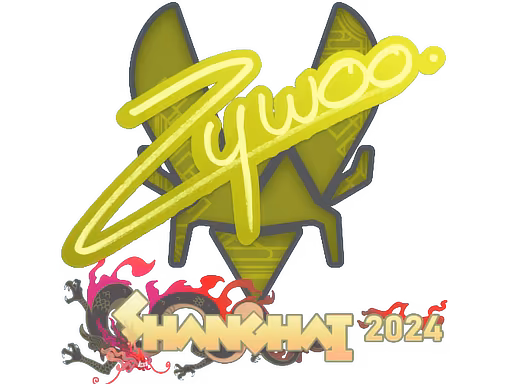 Sticker ZywOo | Shanghai 2024 - Preço e onde comprar no CS2