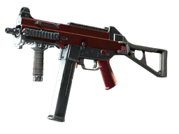 UMP-45 | Crimson Foil (Well-Worn) — skin CS2