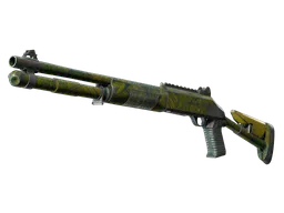XM1014 | Banana Leaf (Well-Worn) — skin CS2