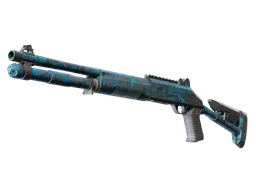 XM1014 | VariCamo Blue (Well-Worn) — skin CS2